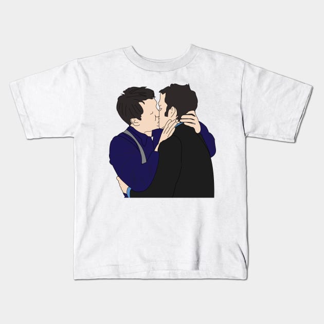 Jack and Ianto Kids T-Shirt by DaniVan